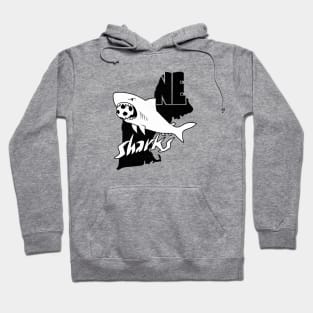 Defunct New England Sharks ASL Soccer 1981 Hoodie